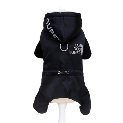 Winter Waterproof Dog Coat Warm Pet Jacket Puppy Reflective Hoodies for Small Medium Dogs Cats Clothes French Bulldog Costumes